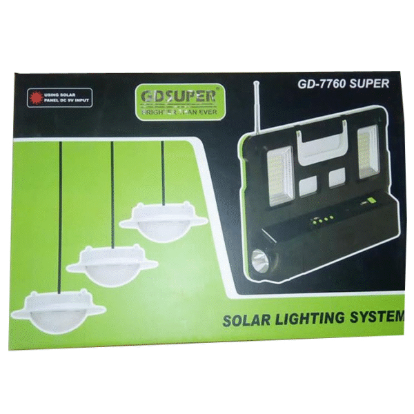 Ηλιακό σύστημα GDSUPER SOLAR LIGHTING SYSTEM GD-7760
