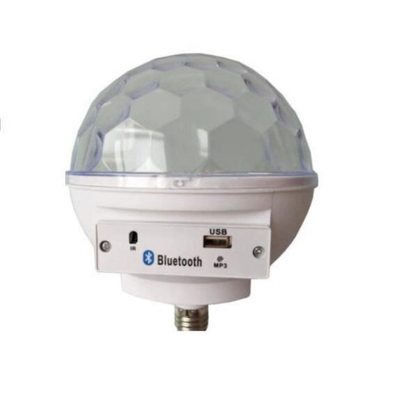 OEM Crystal Magic Ball Light Ντισκομπάλα LED (Disco) Bluetooth Φωτορυθμικό με Mp3 Player και υποδοχές microSD/USB