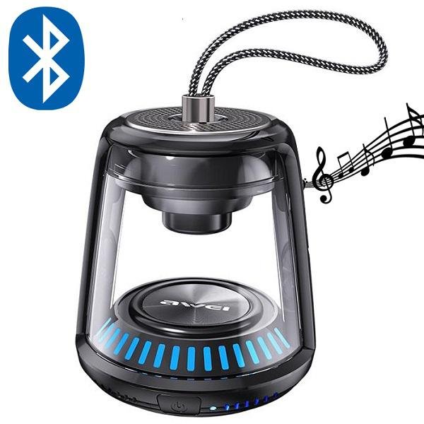 Φορητό Αδιάβροχο Ασύρματο Ηχείο Bluetooth USB με Μαγνητική Βάση Μαύρο – Awei Y666