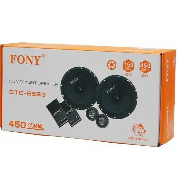 Σετ Ηχεία Αυτοκινήτου FONY CTC-6593 με 450W RMS