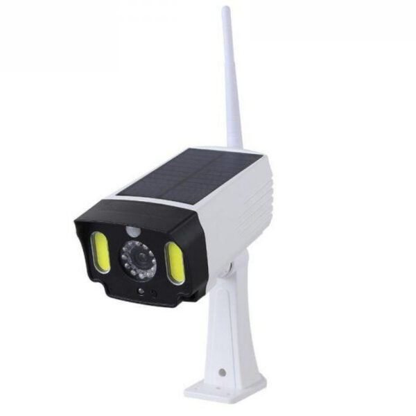 Ομοίωμα κάμερας, Dummy IR Realistic looking camera Solar Panel Light T28 Led SMD, Motion Detection, Light Operated