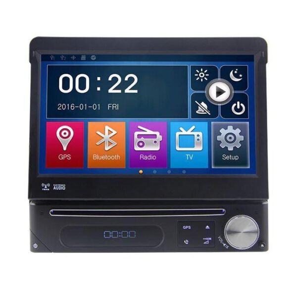 1 Din universal 7” Car Dvd Player Gps Navigation DK7089