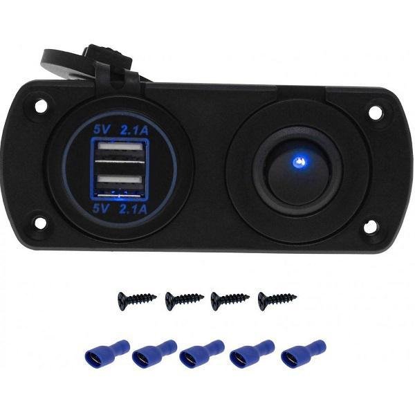 διπλος-usb-φορτιστης-αυτοκινητου-12v-μπλε-με-ενσωματωμενη-βαση-πανελ-και-διακοπτη-oem_27209 Carsun Διπλός USB Φορτιστής Αυτοκινήτου 12V με Ενσωματωμένη Βάση Πάνελ και Διακόπτη ee6020