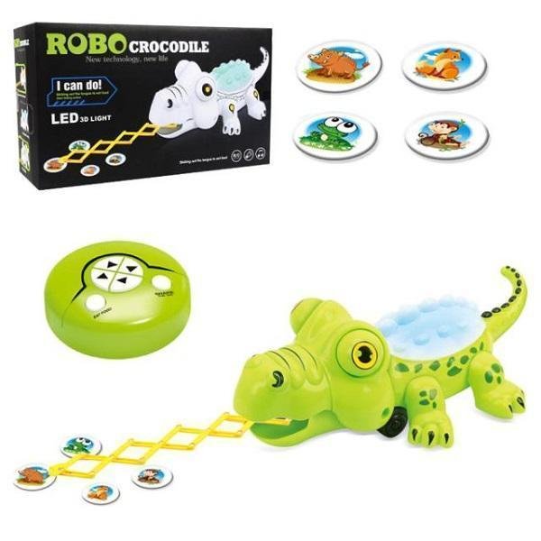 Dragon Crocodile Toy 2.4G ασύρματο τηλεχειριστήριο Predator Ηλεκτρικό παιχνίδι με ελαφρύ ήχο