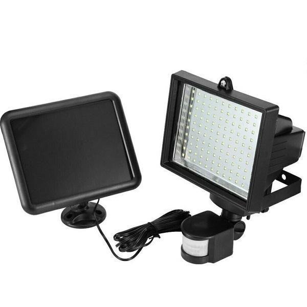 Φωτισμός ασφαλείας ηλιακού φωτός 120LED 9V/12W - Νυχτερινό φως με αισθητήρα PIR LPS120