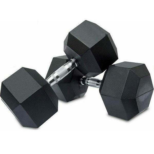 E-Fit Σετ Βαράκια Λαστιχένια 2 x 5kg Μαύρο 28956021