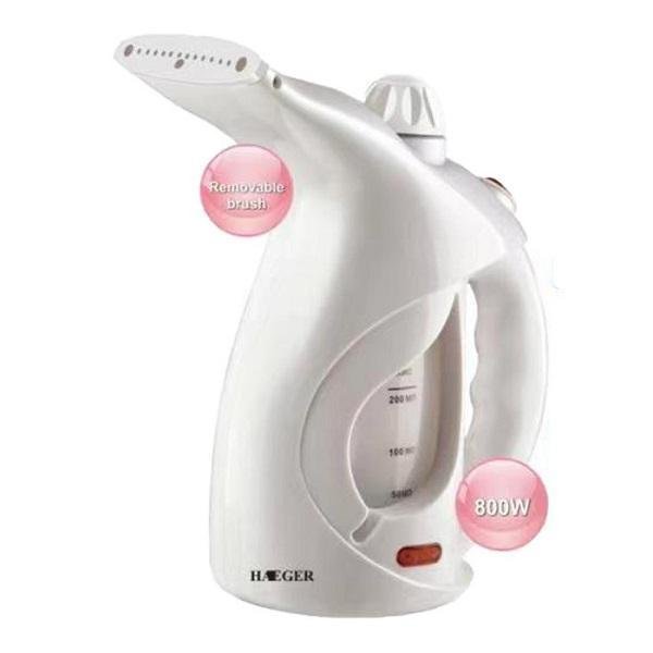 Ατμοκαθαριστής Ρούχων Χειρός 800W με Δοχείο 200ml Haeger HG-1267W Λευκός