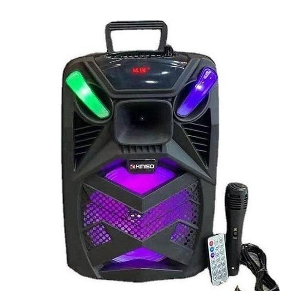 Σύστημα Karaoke με Ενσύρματα Μικρόφωνα QS-833 σε Μαύρο Χρώμα