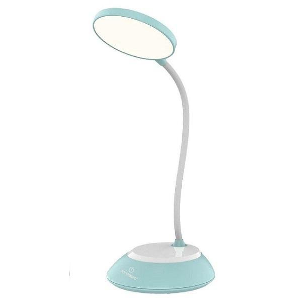 Επαναφορτιζόμενο εύκαμπτο επιτραπέζιο φωτιστικό LED USB με Φυσικό φως 4800Κ Arrango AT76285 Μπλε