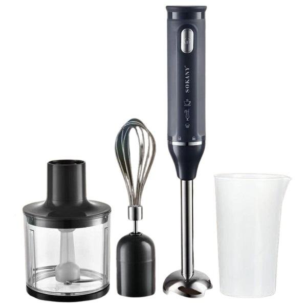 Ραβδομπλέντερ με Ανοξείδωτη Ράβδο 4 σε 1 500W Sokany SK-1713-4 Μαύρο