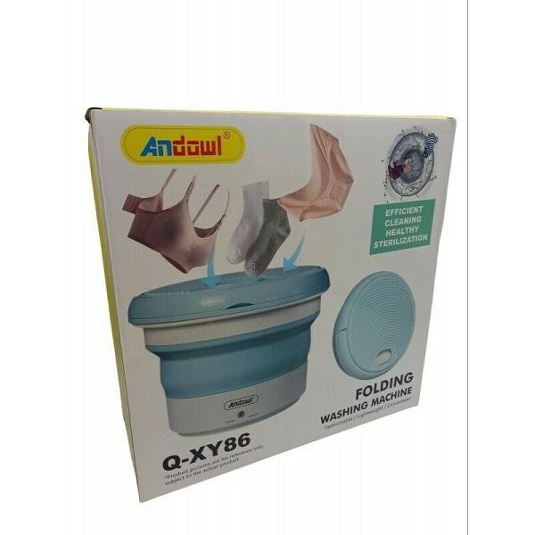Andowl Q-XY86 Πτυσσομενο Πλυντηριο Ρουχων Μπλε
