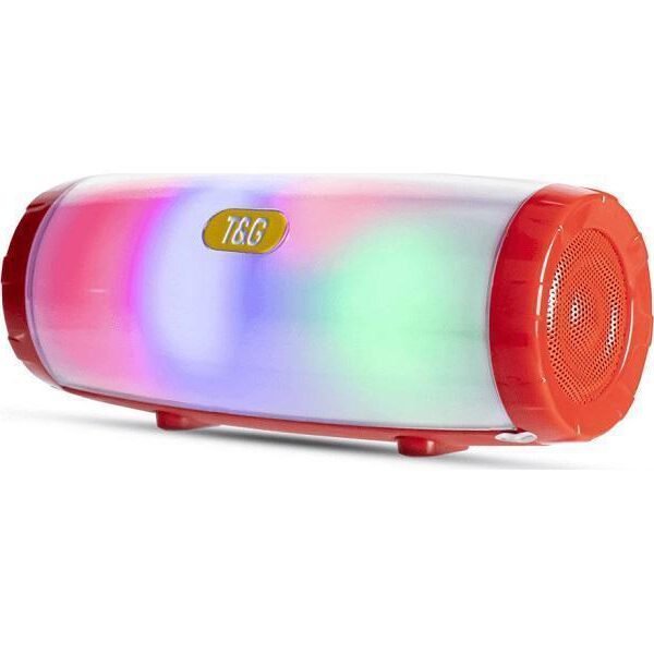 T&G TG-165C Ηχείο Bluetooth 5W με Ραδιόφωνο και 5 ώρες Λειτουργίας Κόκκινο