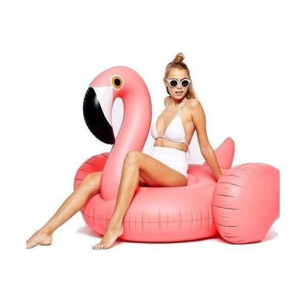 Φουσκωτό στρώμα θαλάσσης Flamingo 195x200x200cm GL-53066 Ροζ