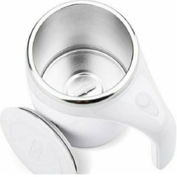 DITIM - Self-stirring mug - Thermo stainless steel - 380ml - White - DTM-630