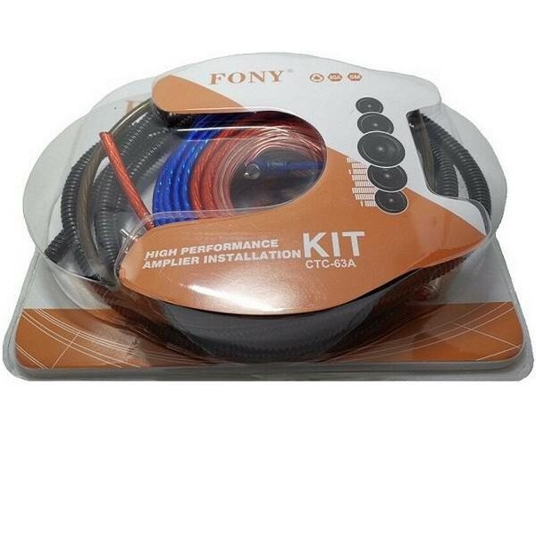 Σετ Καλωδίων Ενισχυτή Αυτοκινήτου CTC-63A έως 1000W