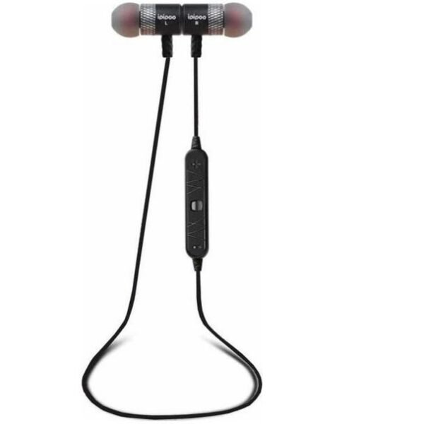 Ipipoo iL82BL In-ear Bluetooth Handsfree Ακουστικά με Αντοχή στον Ιδρώτα Μαύρα