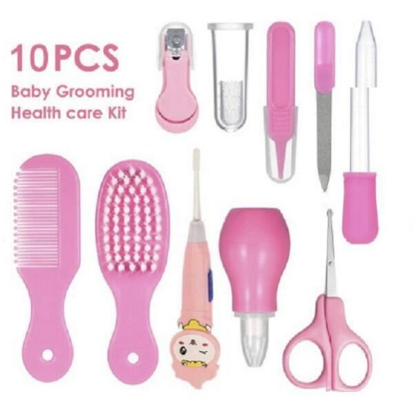 Σετ Περιποίησης Μωρού Care Kit Pink 10τμχ