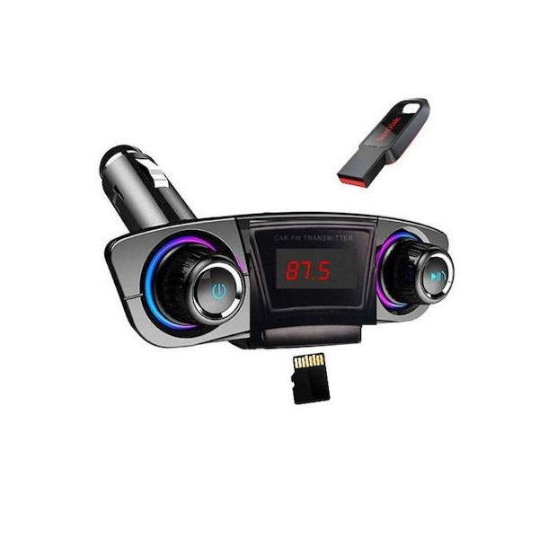 FM Transmitter με MicroSD / USB 3.1A M20 12.24V