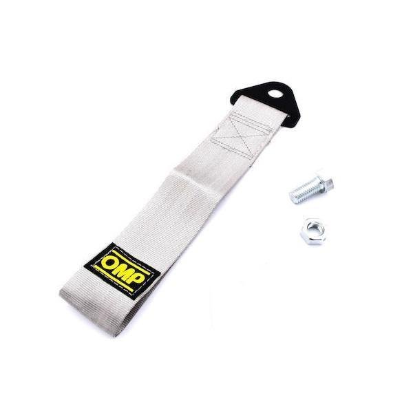 Αγωνιστικός Ιμάντας Ρυμούλκησης Τύπου Tow Hook OMP - Γκρι