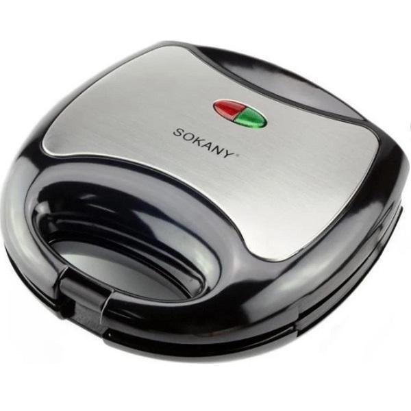 Τοστιέρα για 2 Τοστ 750W Sokany KJ-102 Inox