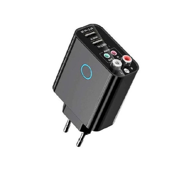 Andowl K16 Bluetooth 5.0 Receiver με θύρες εξόδου 3.5mm Jack / RCA