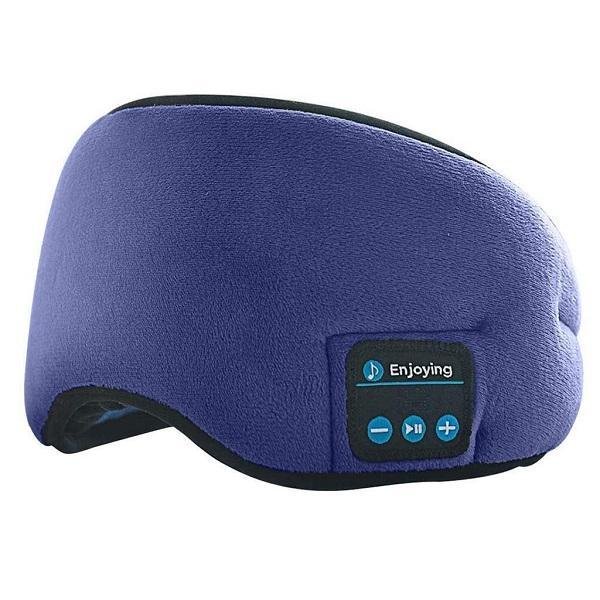 HORO Bluetooth-compatible Sleep Eye Mask Wireless Headphone Travel Music Eye Cover Headband μπλε