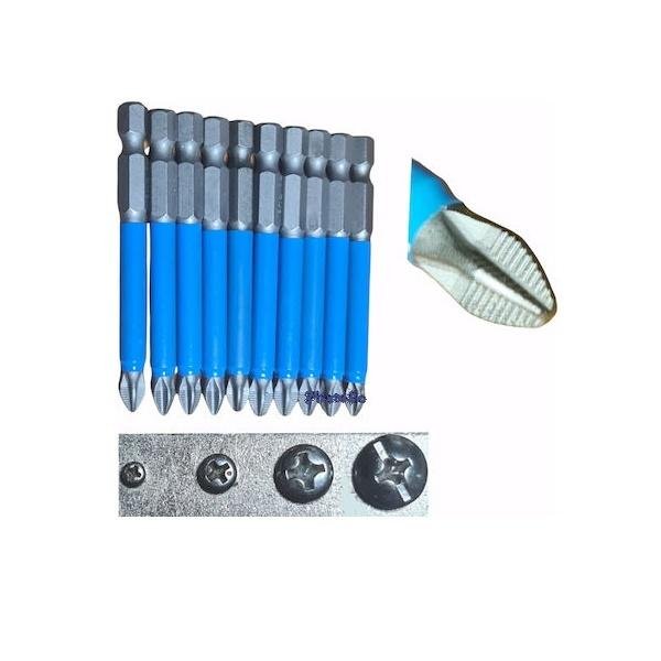 Μύτη πατέντα 70mm για βίδες νούμερο ΡΗ1-2-3 σέτ 10τεμάχια ΟΕΜ Μ10