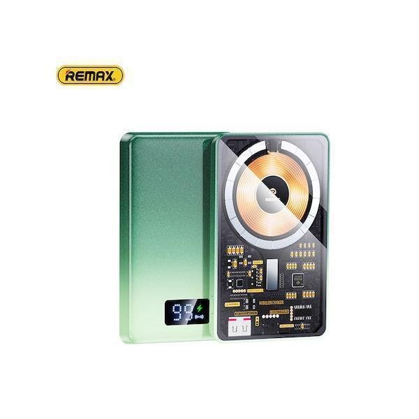 Remax RPP-531 Power Bank 10000mAh 22.5W με Θύρα USB-A και Θύρα USB-C Power Delivery Πράσινο