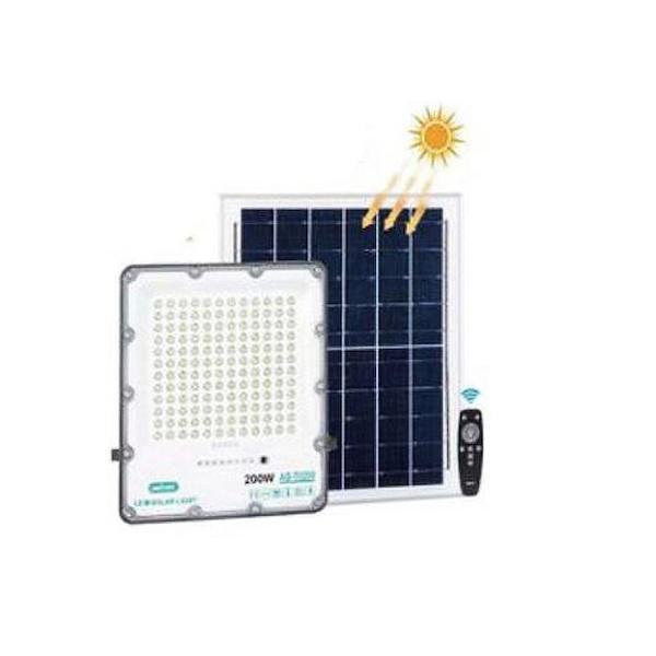 22-10.jpg Ηλιακός Προβολέας Ισχύος 200W με Τηλεχειριστήριο σε Μαύρο χρώμα AB-T0200 Aerbes