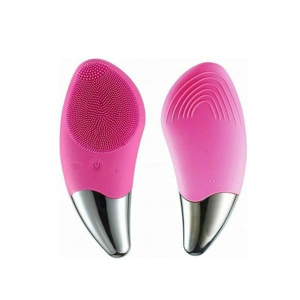 33.jpg Βούρτσα Καθαρισμού Προσώπου από Σιλικόνη Pink BR-020