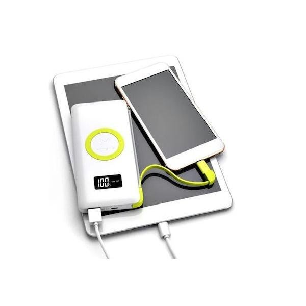 Andowl Power Bank 15000mAh 18W με Θύρα USB-C Λευκό Q-CD0815