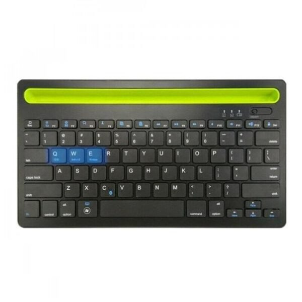 ΑΣΥΡΜΑΤΟ BLUETOOTH ΠΛΗΚΤΡΟΛΟΓΙΟ ΜΕ ΒΑΣΗ ΓΙΑ TABLET ΚΑΙ ΤΗΛΕΦΩΝΑ - ANDOWL Q-812 Black