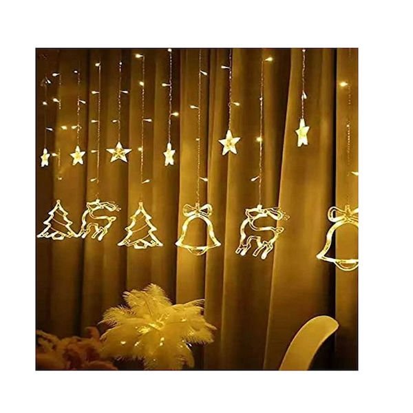 Λαμπάκια LED Θερμό Λευκό τύπου Κουρτίνα Factory BX-025