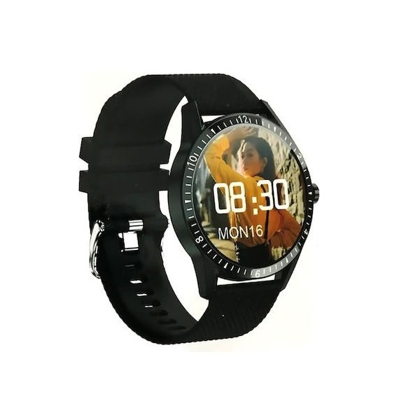 Remax M01 Smartwatch με Παλμογράφο (Μαύρο)