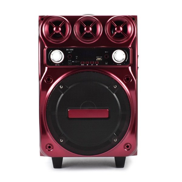 Σύστημα Karaoke με Ενσύρματo Μικρόφωνo ΒΚ-1000 σε Κόκκινο Χρώμα 38925310