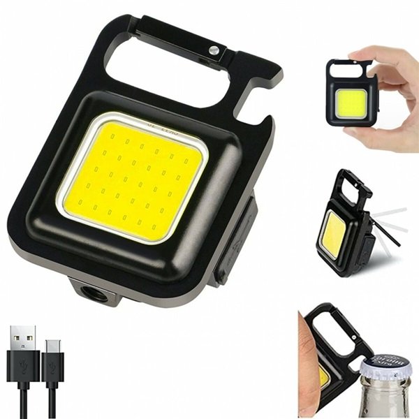 243567 Επαναφορτιζόμενος Φακός Μπρελόκ LED Αδιάβροχος HOD-KEYCHAIN-COBLIGHT-OEM