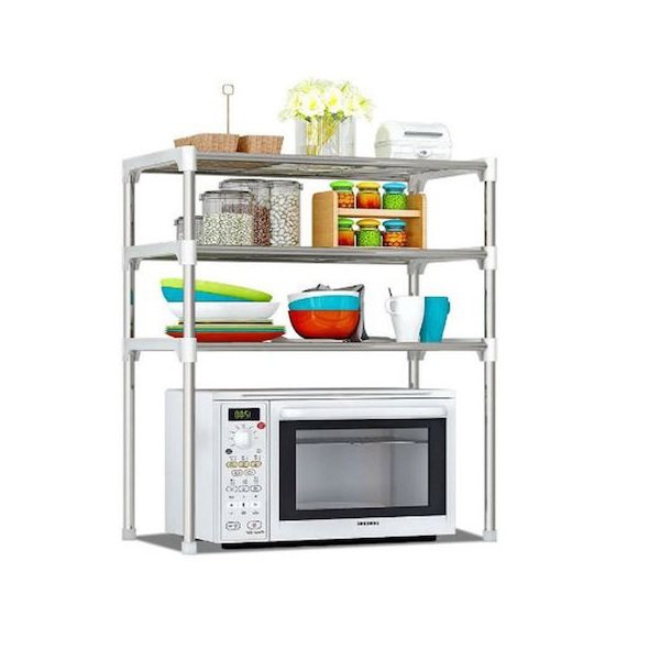 Βάση Οργάνωσης Κουζίνας Μεταλλική σε Ασημί Χρώμα 5897