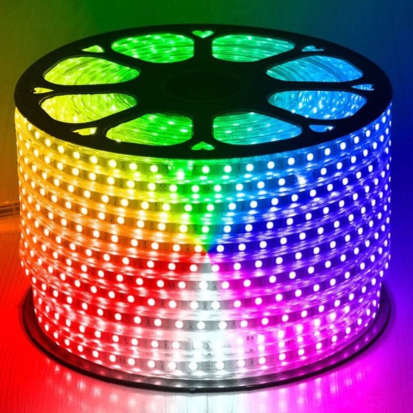 Αδιάβροχη Ταινία LED Τροφοδοσίας 220V RGB Μήκους 100m (τιμή ανά μέτρο) Τύπου SMD5050  103799