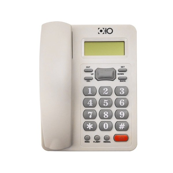 OHO-085CID Ενσύρματο Τηλέφωνο Γραφείου Λευκό  34236639