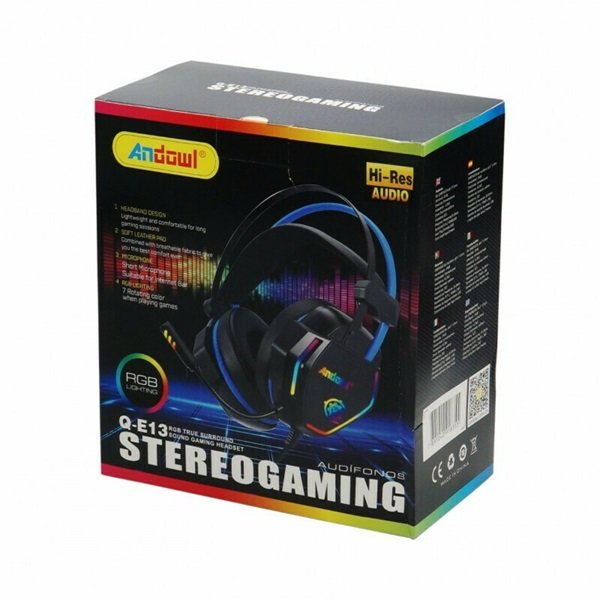 Andowl Q-E13 Over Ear Gaming Headset με σύνδεση 3.5mm  31424392