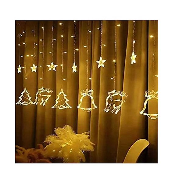 Λαμπάκια LED Θερμό Λευκό τύπου Κουρτίνα Factory BX-025 0.0