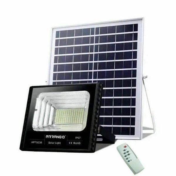 Arrango Επιτοίχιο Ηλιακό Φωτιστικό 100W 2450lm με Τηλεχειριστήριο IP65  43540540