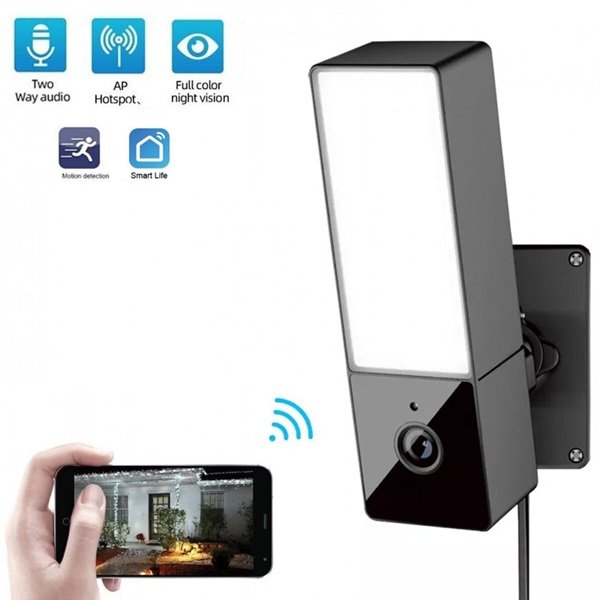 Andowl IP Κάμερα Παρακολούθησης Wi-Fi 4MP Full HD+ Αδιάβροχη με Αμφίδρομη Επικοινωνία NO-D5  39656031