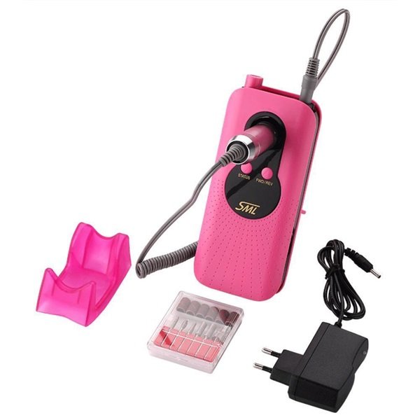 Sml M6 Τροχός Νυχιών Μπαταρίας 30W Ροζ με 35000 Στροφές ανά Λεπτό  KLN-501EE1