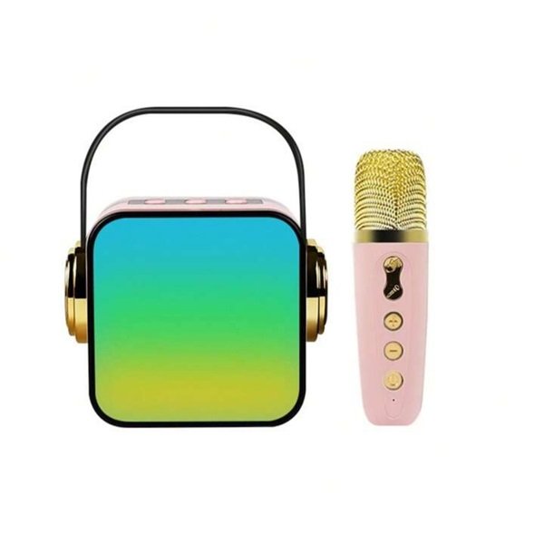 Σύστημα Karaoke με Ασύρματo Μικρόφωνo ZX-03 σε Ροζ Χρώμα  48094191