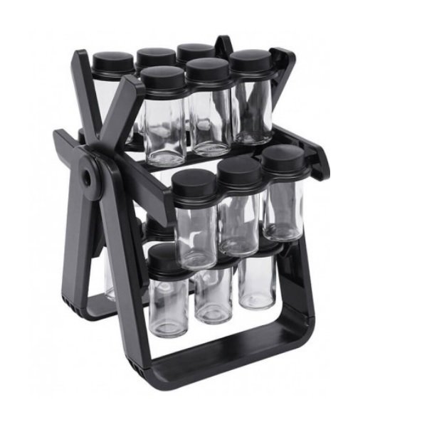 Περιστρεφόμενη βάση μπαχαρικών 18 τεμαχίων