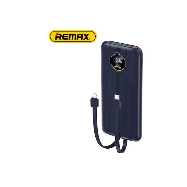 Remax RPP-300 Pinjur Series Power Bank 10000mAh 22.5W με Θύρα USB-A και Θύρα USB-C Power Delivery Μπλε
