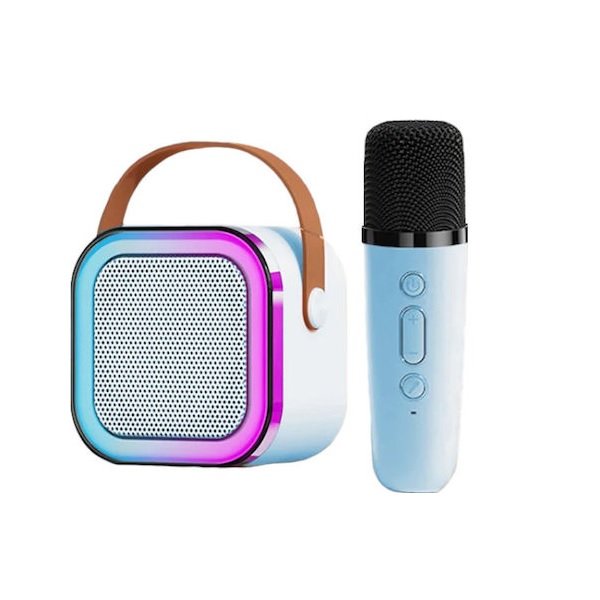 Ασύρματο ηχείο Bluetooth με μικρόφωνο Karaoke - K12 - 810279 - Blue