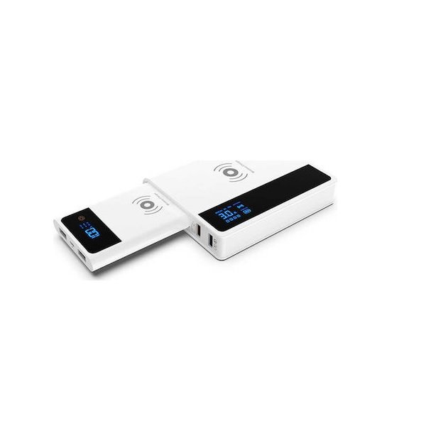 Crony YC-008 Power Bank 5000mAh με 2 Θύρες USB-A Quick Charge 3.0 Λευκό
