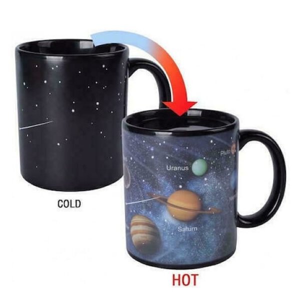 Solar System Κούπα από Πορσελάνη Μαύρη 300ml 17847533